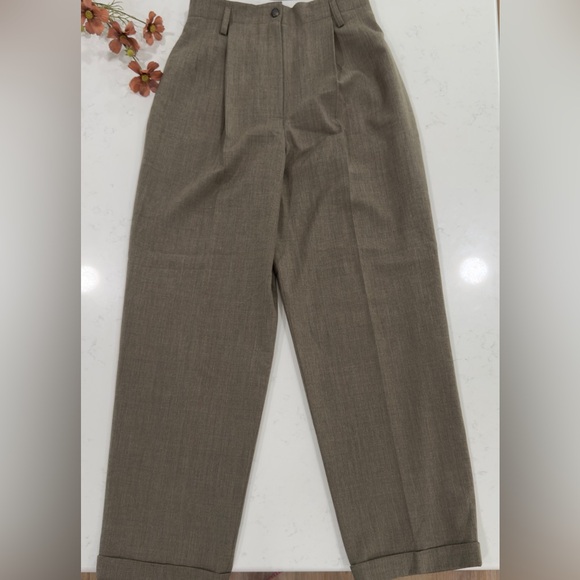 Wool , Jones New York Brown Pants - Picture 4 of 12